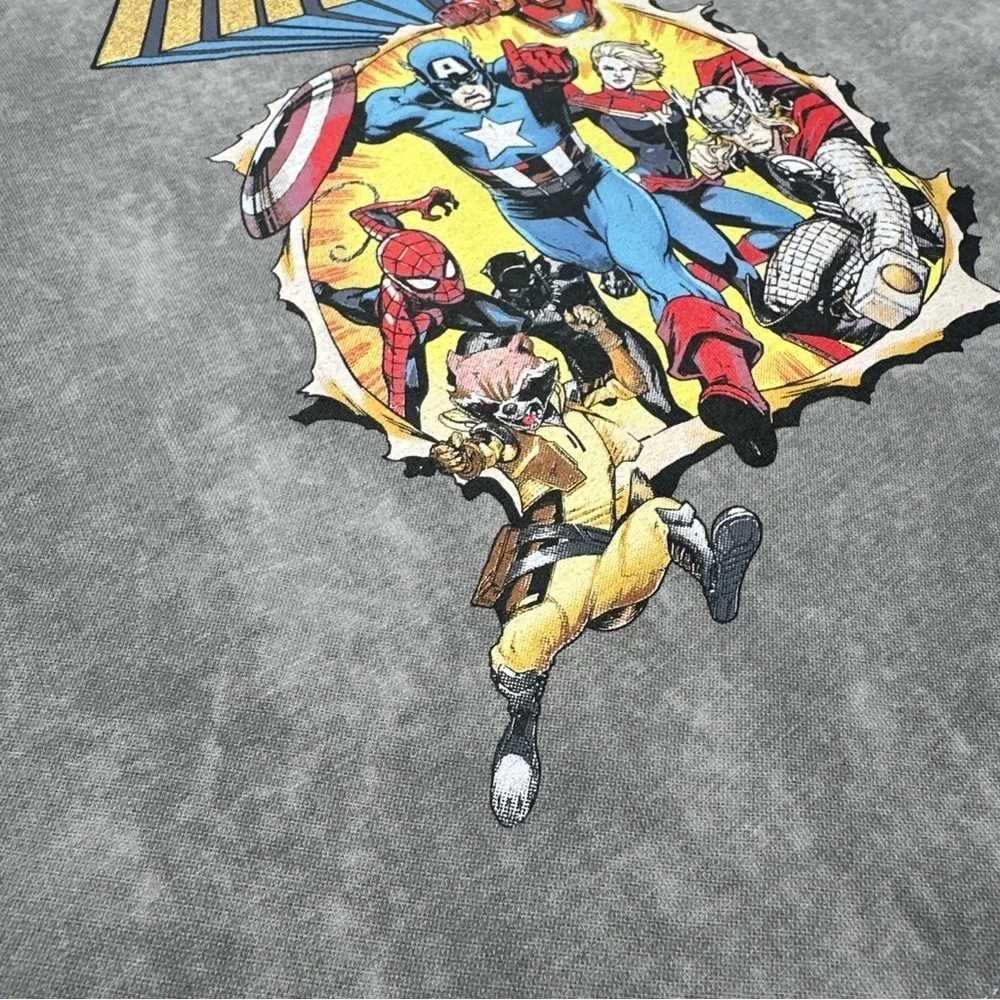 Marvel Kids T Shirt  Boys Size 3T Gray Graphic T-Shirt - Gray